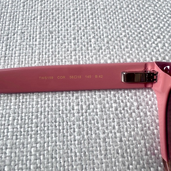 New in Case! Ted Baker TWS159 Pink/Coral Cat-Eye Sunglasses main image 6